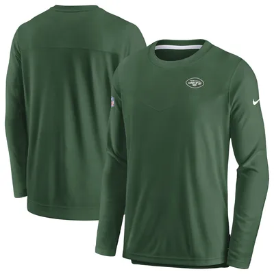 New York Jets Nike Sideline Lockup Performance Long Sleeve T-Shirt - Green