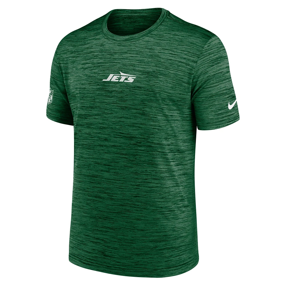 Men's Nike Green New York Jets Sideline Velocity Performance T-Shirt