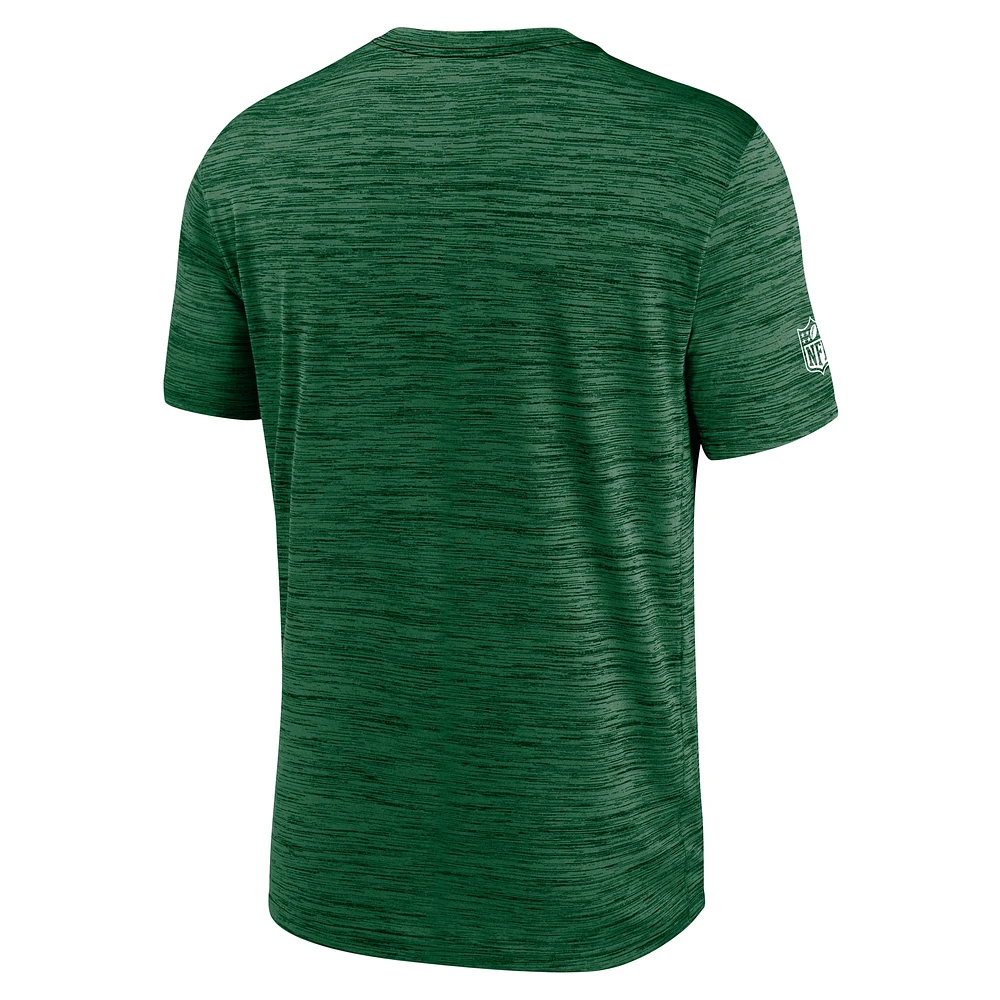 Men's Nike Green New York Jets Sideline Velocity Performance T-Shirt