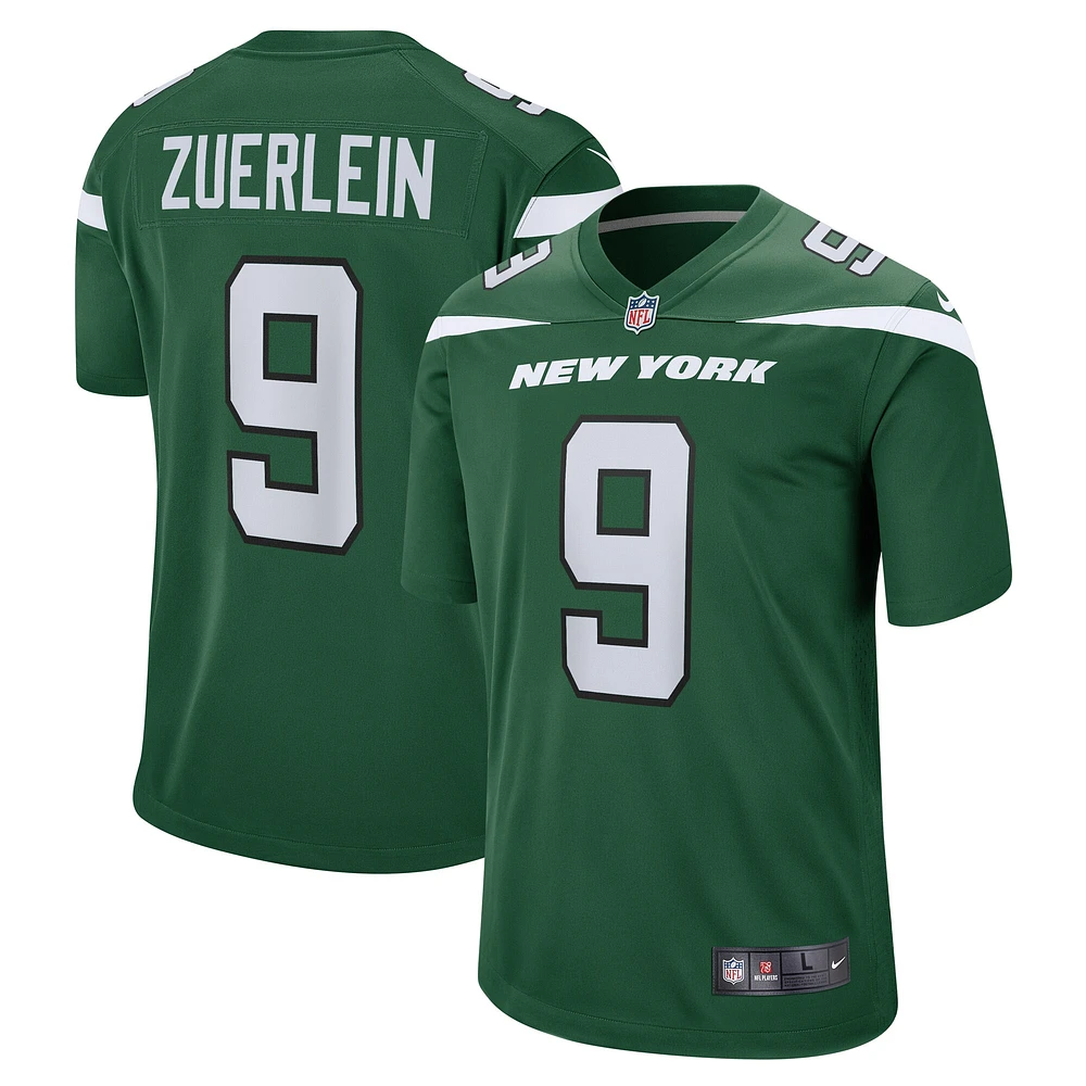 Maillot Nike Greg Zuerlein Gotham Green New York Jets pour hommes