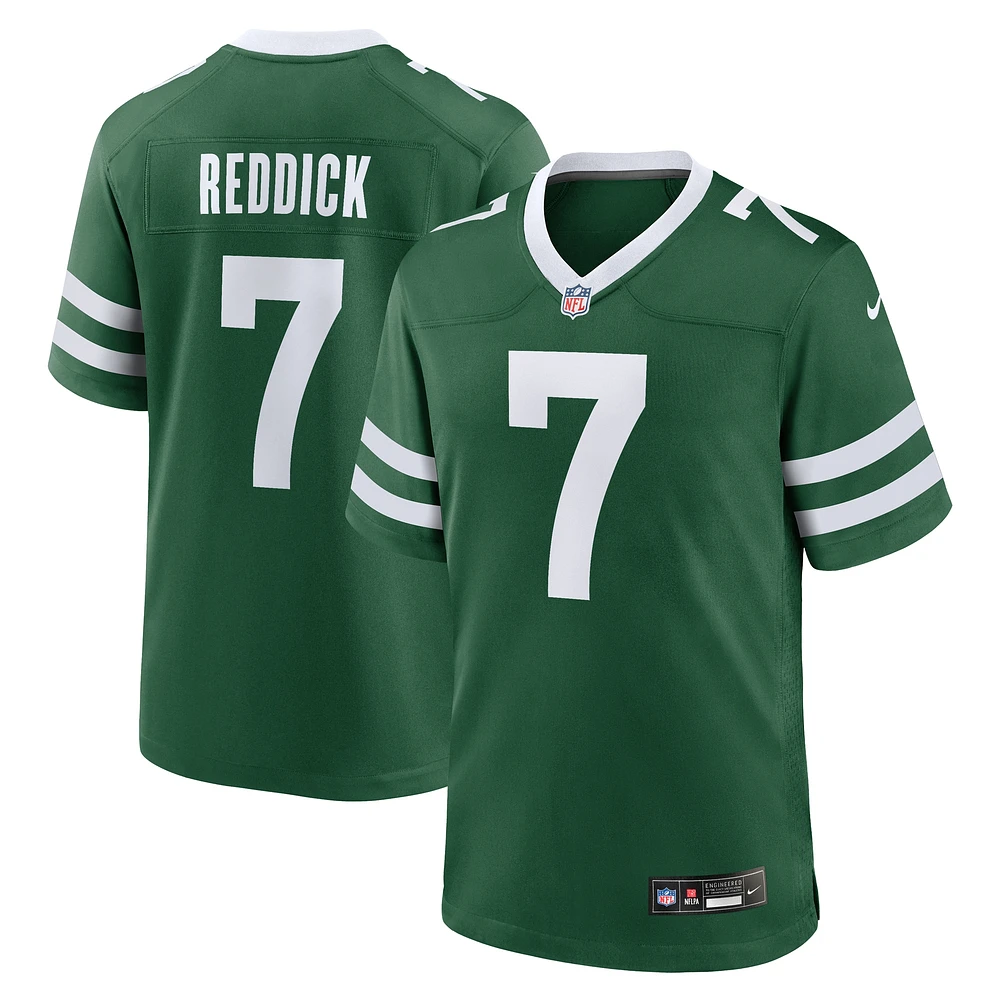 Men's Nike Haason Reddick Legacy Green New York Jets Team Game Jersey