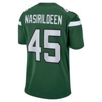 Men's Nike Hamsah Nasirildeen Gotham Green New York Jets Game Jersey