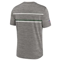 Men's Nike  Heather Charcoal New York Jets Legacy Sideline Performance T-Shirt