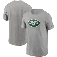 T-shirt Nike gris chiné avec logo principal des New York Jets pour homme