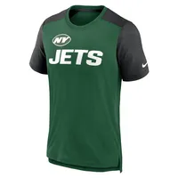 T-shirt avec nom de l'équipe des New York Jets Nike pour homme, vert chiné/noir chiné