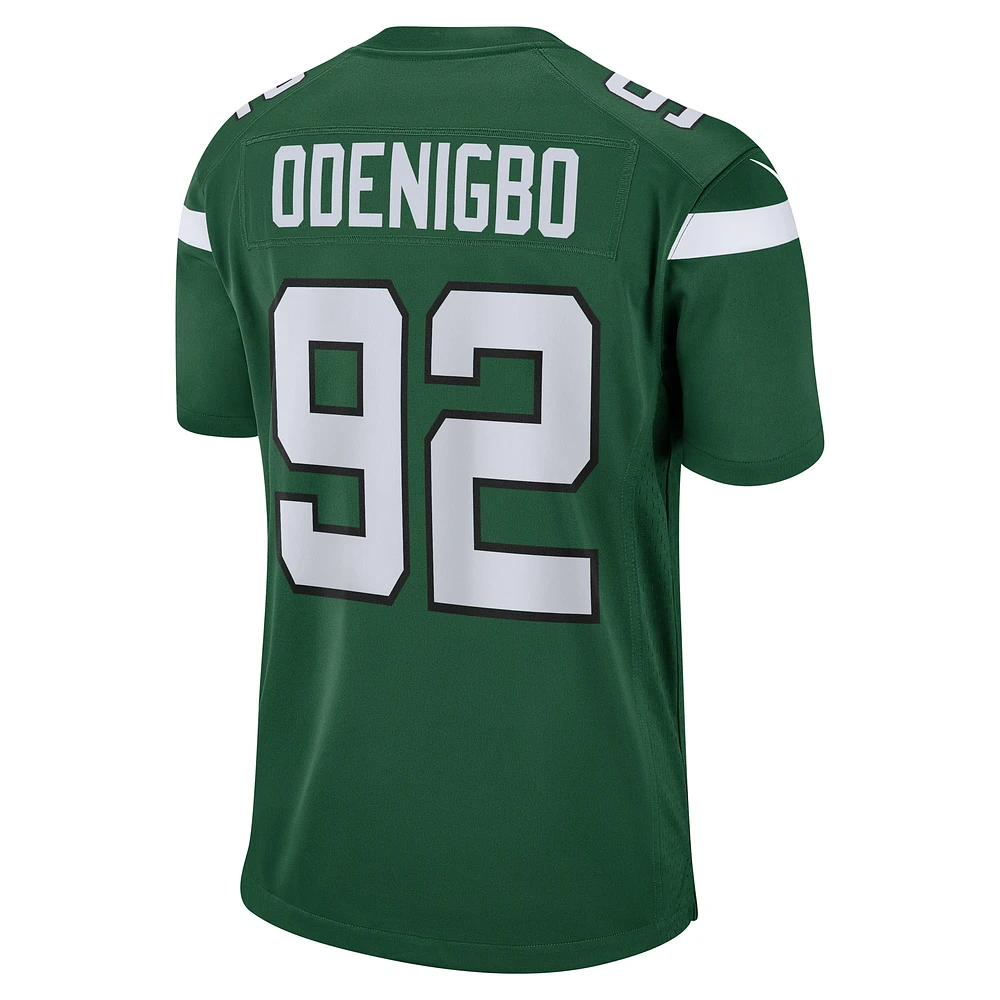 Maillot de match Nike Ifeadi Odenigbo Gotham vert New York Jets pour homme