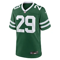 Men's Nike Jarrick Bernard-Converse Legacy Green New York Jets Team Game Jersey