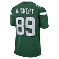 Men's Nike Jeremy Ruckert Gotham Green New York Jets Game Player Jersey