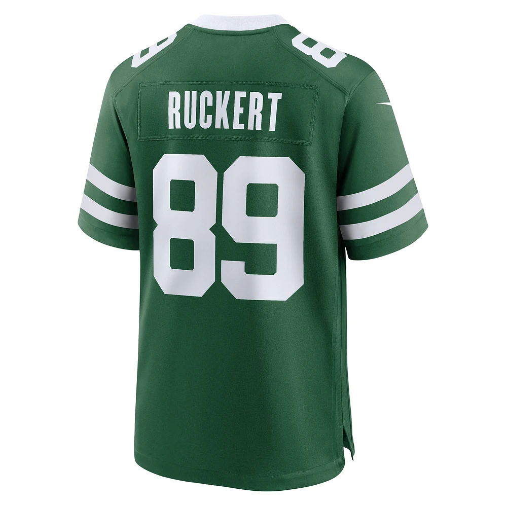 Men's Nike Jeremy Ruckert Legacy Green New York Jets Team Game Jersey