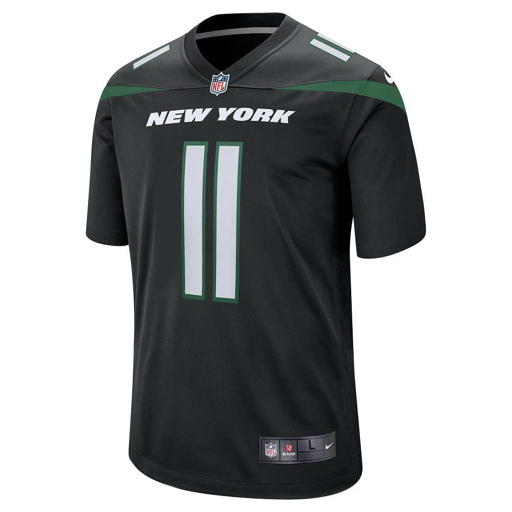 Maillot Nike Jermaine Johnson II noir pour homme des New York Jets