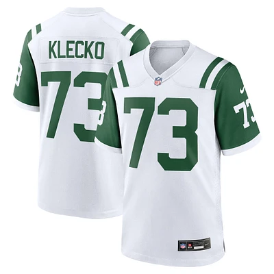 Maillot de match joueur retraité alternatif classique Nike Joe Klecko des New York Jets pour homme, blanc