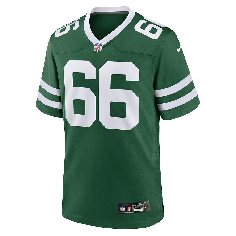 Men's Nike Joe Tippmann Legacy Green New York Jets Team Game Jersey