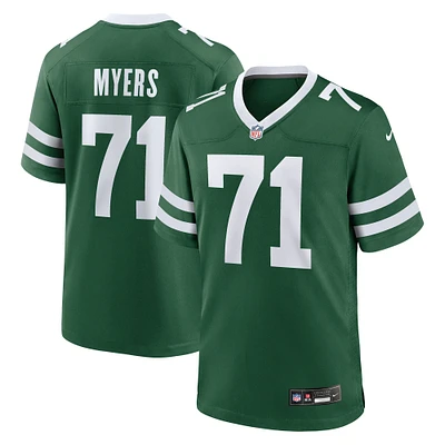Maillot Nike Josh Myers Legacy Green pour homme des New York Jets