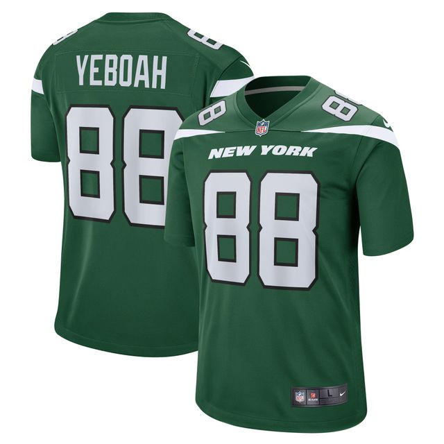 Maillot de joueur match Nike Kenny Yeboah Gotham vert New York Jets pour homme