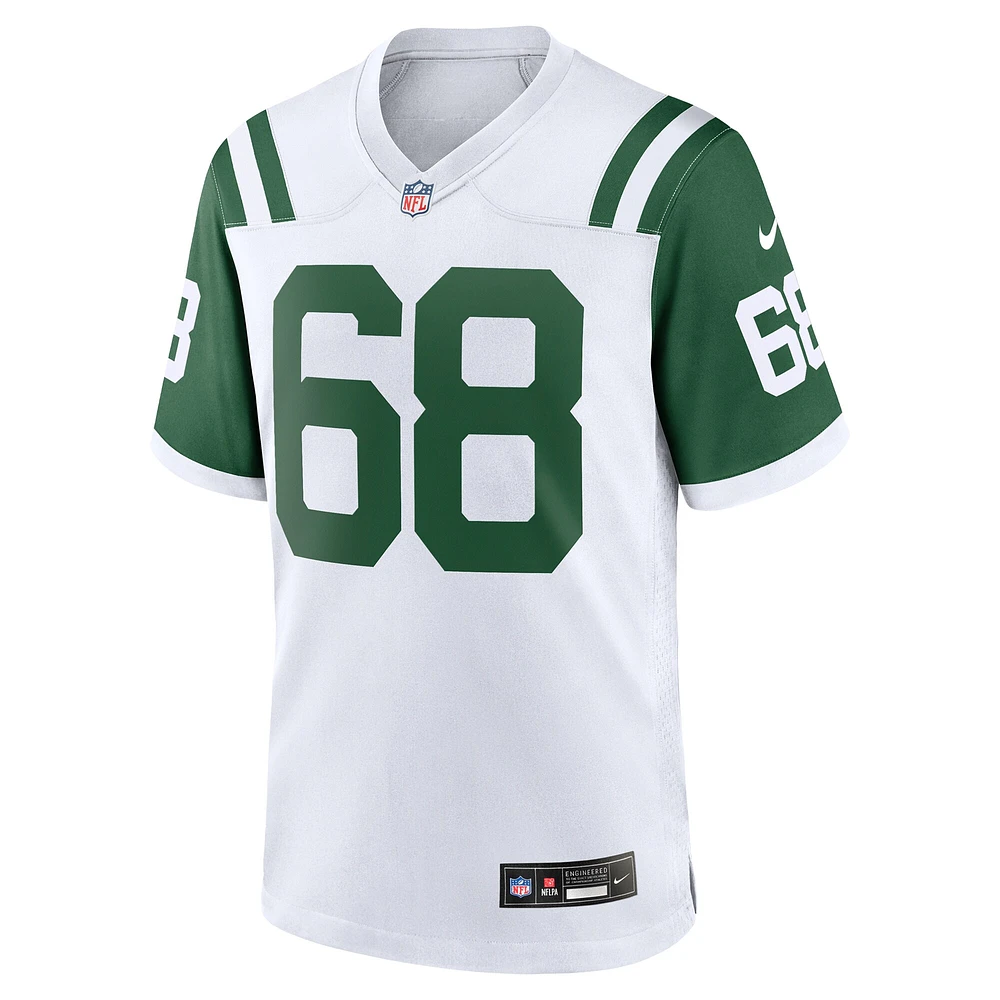 Men's Nike Kevin Mawae White New York Jets Retired Player Alternate Game Jersey