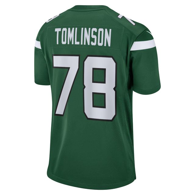 Maillot de match Nike Laken Tomlinson Gotham vert New York Jets pour homme