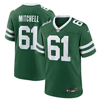 Maillot de jeu d'équipe Nike Max Mitchell Legacy Green New York Jets pour homme