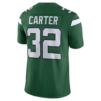 Men's Nike Michael Carter Green New York Jets Vapor F.U.S.E. Limited Jersey