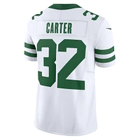 Men's Nike Michael Carter Legacy White New York Jets Vapor F.U.S.E. Limited Jersey