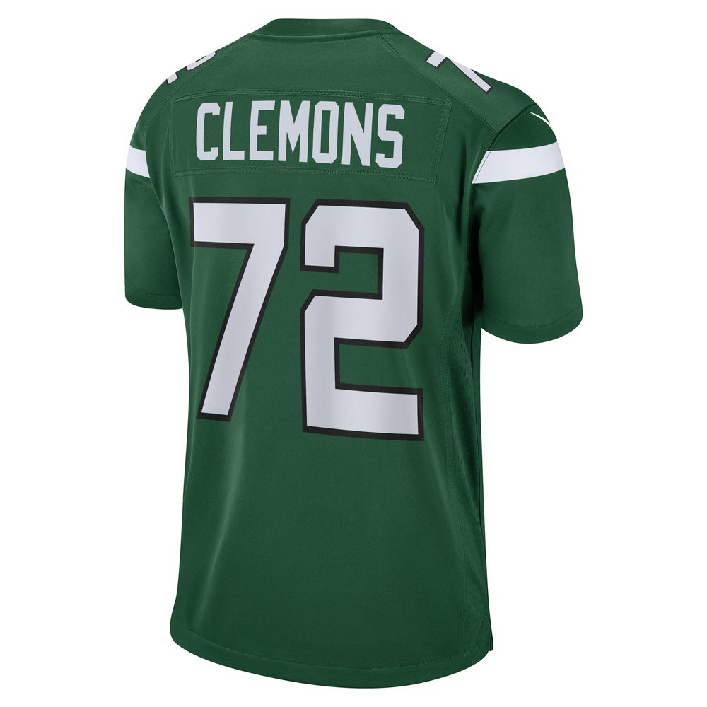 Men's Nike Micheal Clemons Gotham Green New York Jets Game Player Jersey