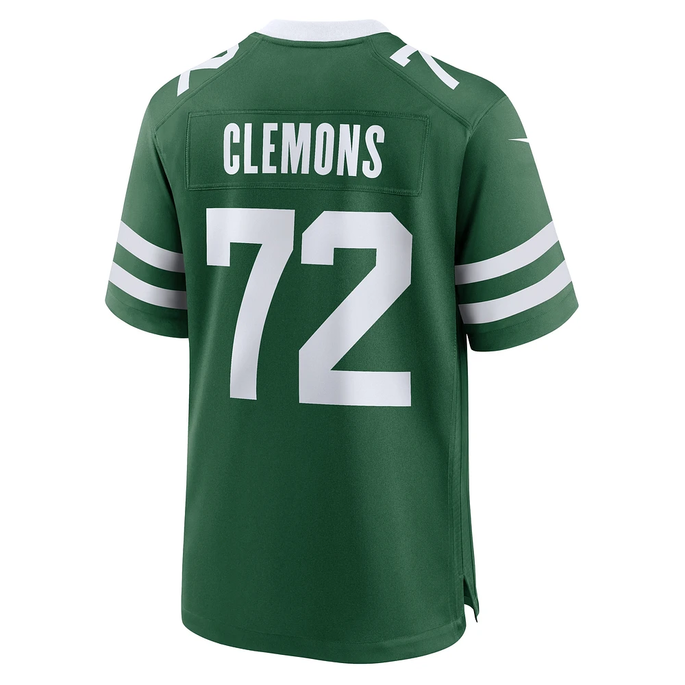 Men's Nike Micheal Clemons Legacy Green New York Jets Team Game Jersey