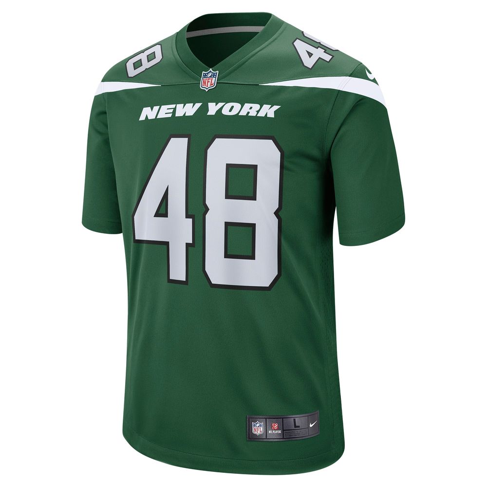 Men's Nike Nick Bawden Gotham Green New York Jets Game Player Jersey