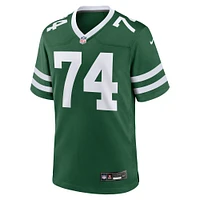 Maillot de jeu joueur Nike Olu Fashanu Gotham Green New York Jets pour homme