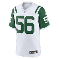 Maillot de jeu joueur alternatif classique des New York Jets Nike Quincy Williams blanc pour homme