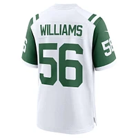 Maillot de jeu joueur alternatif classique des New York Jets Nike Quincy Williams blanc pour homme