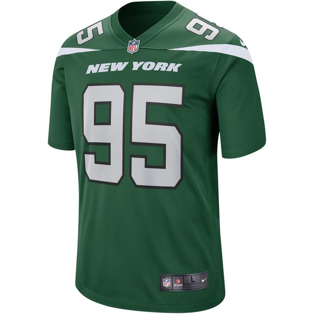 Maillot de match Nike Quinnen Williams Gotham Green New York Jets pour hommes