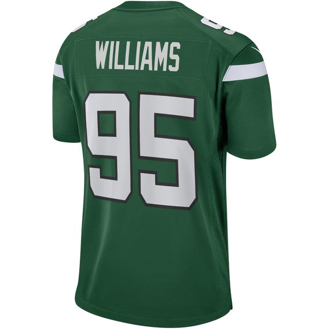 Maillot de match Nike Quinnen Williams Gotham Green New York Jets pour hommes