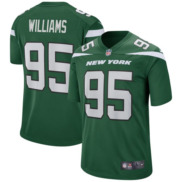 Maillot de match Nike Quinnen Williams Gotham Green New York Jets pour hommes