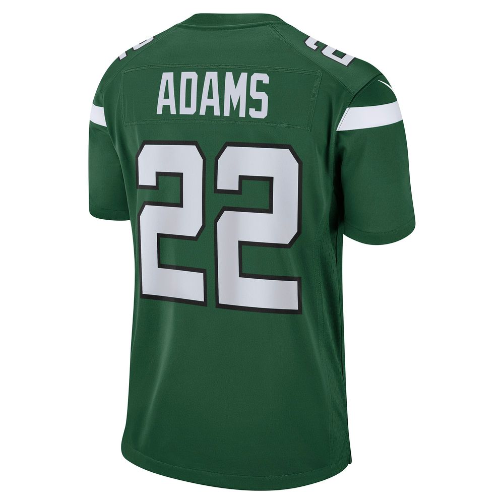 Men's Nike Tony Adams Gotham Green New York Jets Game Player Jersey