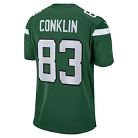 Maillot de match Nike Tyler Conklin Gotham vert New York Jets pour hommes