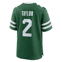 Maillot de jeu d'équipe Nike Tyrod Taylor Legacy Green New York Jets pour homme