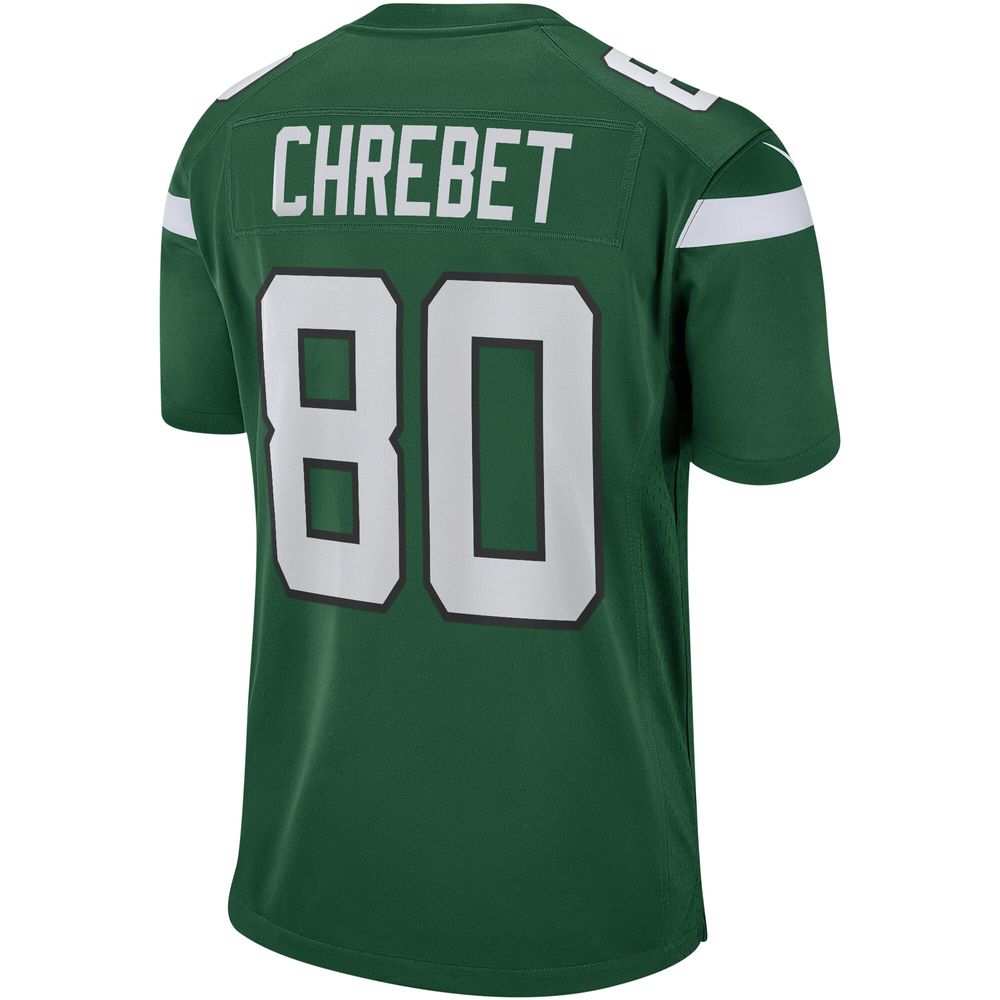 Men's Nike Wayne Chrebet Gotham Green New York Jets Game Retired Player Jersey