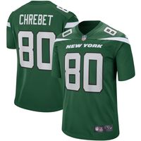 Men's Nike Wayne Chrebet Gotham Green New York Jets Game Retired Player Jersey