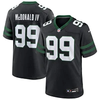 Maillot de match alternatif Nike Will McDonald IV Legacy Black New York Jets pour homme