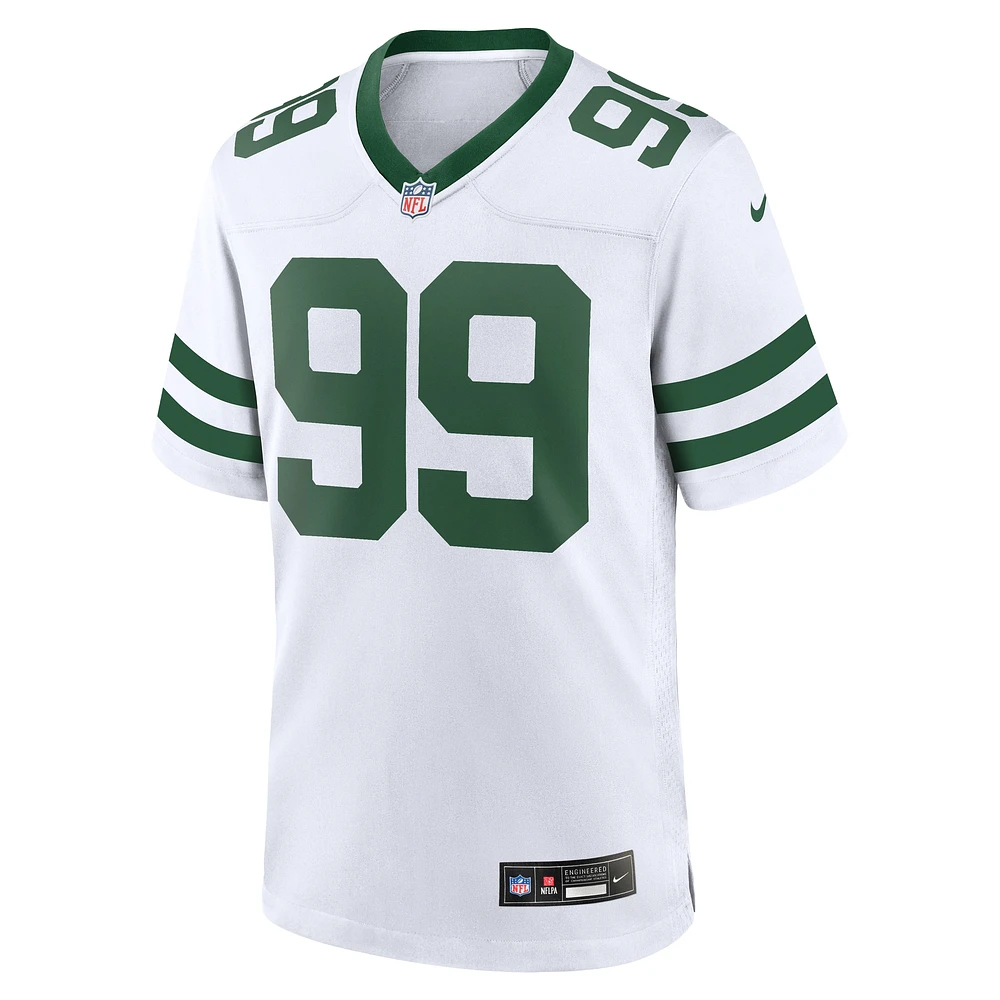 Maillot de match Nike Will McDonald IV Legacy blanc pour homme des New York Jets