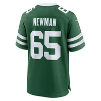 Maillot de match d'équipe Nike Xavier Newman Legacy Green New York Jets pour homme