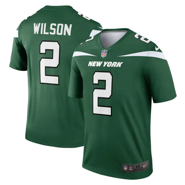 Men's New York Jets Zach Wilson Nike Black Alternate Game Jersey