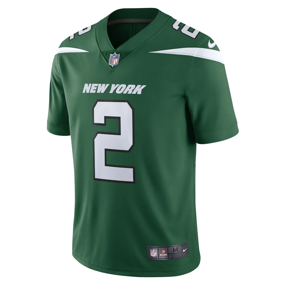 Maillot Nike Zach Wilson Gotham vert New York Jets Vapor Limited pour homme