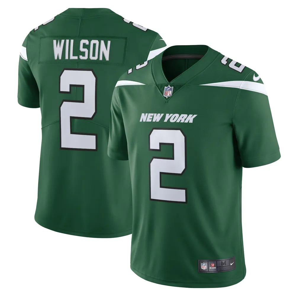 Maillot Nike Zach Wilson Gotham vert New York Jets Vapor Limited pour homme