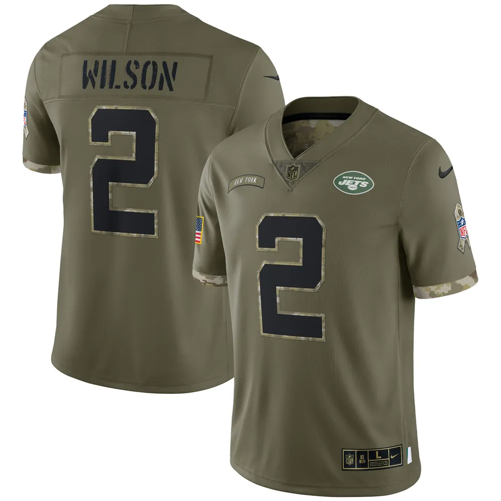 Lids Zach Wilson New York Jets Nike 2022 Salute To Service Limited