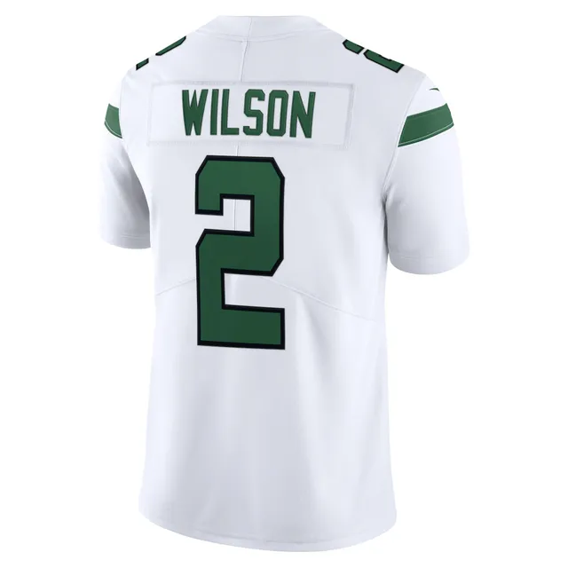 Men's New York Jets Zach Wilson Nike White Game Jersey