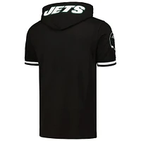 T-shirt à capuche avec nom et numéro du joueur des Jets de New York Pro Standard Aaron Rodgers noir pour homme