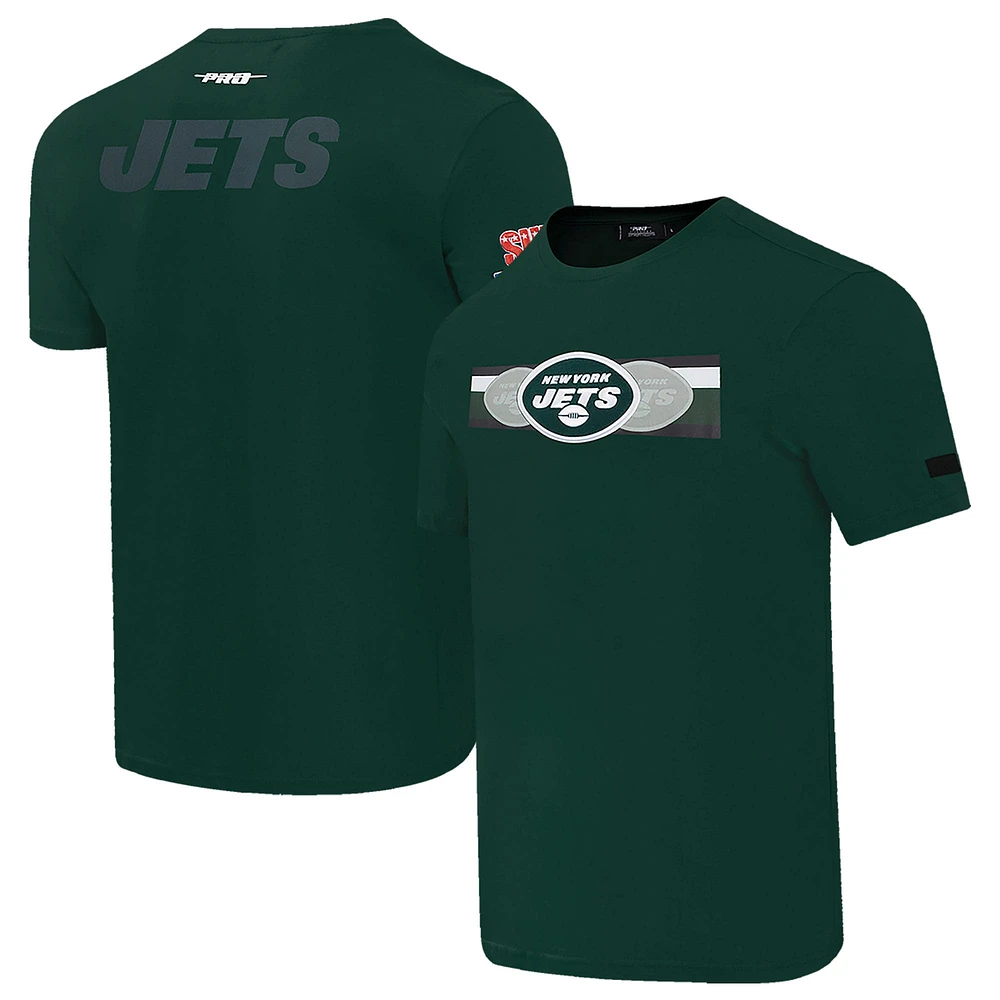 T-shirt rétro Striper Pro Standard vert New York Jets pour hommes