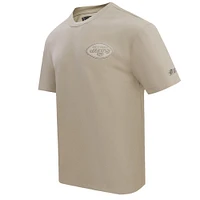 Men's Pro Standard Tan New York Jets Drop Shoulder T-Shirt