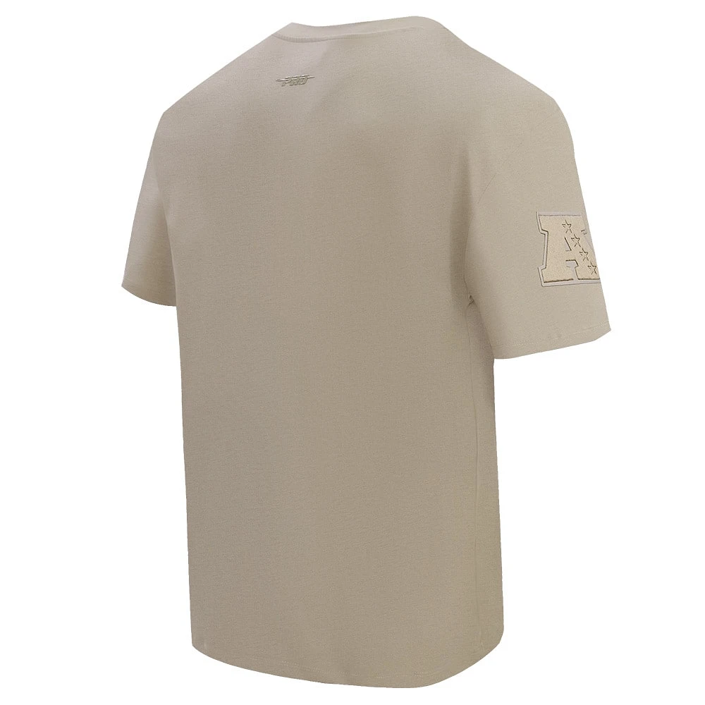 Men's Pro Standard Tan New York Jets Drop Shoulder T-Shirt
