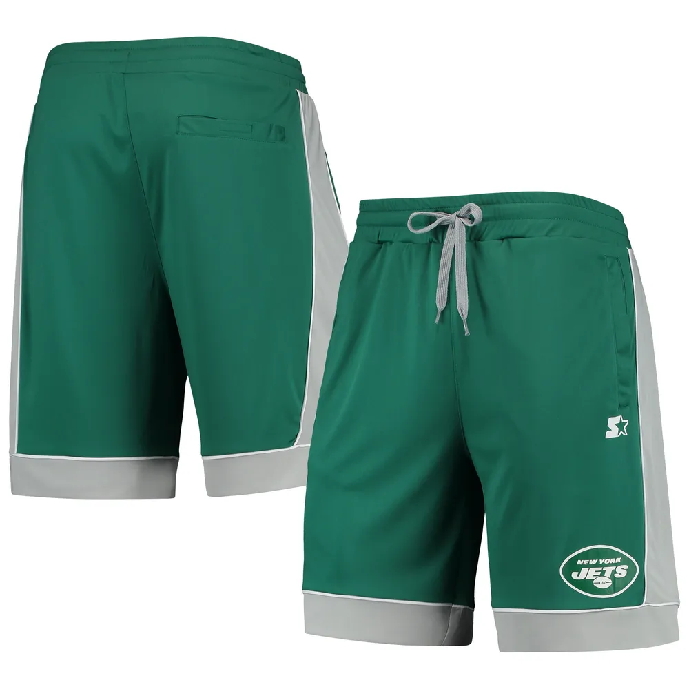 Lids New York Jets Starter Fan Favorite Fashion Shorts - Green/Gray